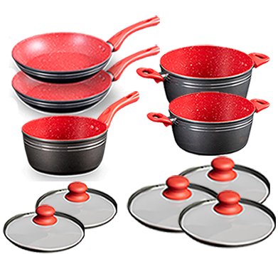 RedSilver Kit 10 com duas frigideiras de 24 cm